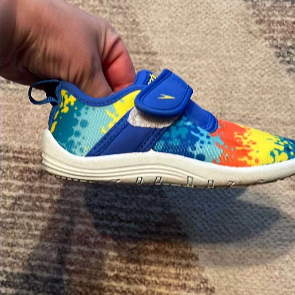 Speedo Kids Water Shoes - Blue and Yellow